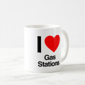 Mug j'adore les stations-service (Devant droit)