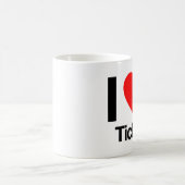 Mug j'adore les tiques (Centre)