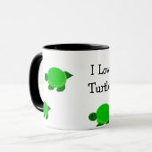 Mug J'adore les tortues (Devant gauche)