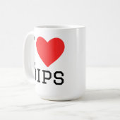 Mug J'adore les trempettes (Devant gauche)