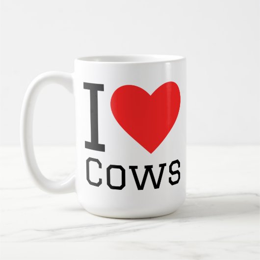Mug J'adore les vaches (Gauche)