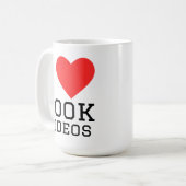 Mug J'adore les vidéos de cuisine (Devant gauche)