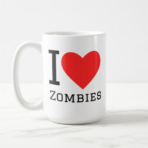 Mug J'adore les zombies