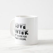 Mug J'adore l'hiver (Devant gauche)