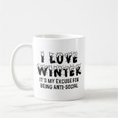 Mug J'adore l'hiver (Gauche)