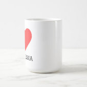 Mug J'adore l'Indonésie (Centre)