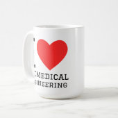 Mug J'adore l'ingénierie biomédicale  (Devant gauche)