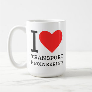 Mug J'adore l'ingénierie des transports