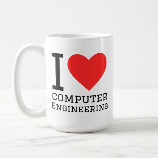 Mug J'adore l'ingénierie informatique (Gauche)