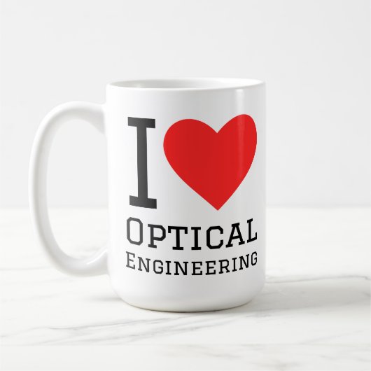 Mug J'adore l'ingénierie optique (Gauche)