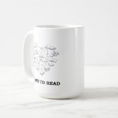 Mug J'adore lire (Devant gauche)