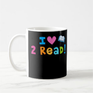 Mug J'adore lire le coeur mignon Lire 2 lecture T-shir