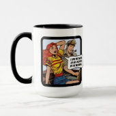 Mug J'adore l'odeur d'absence d'enfants le matin ! (Gauche)