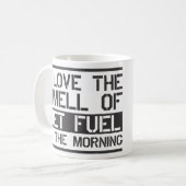 Mug j'adore l'odeur du jet fuel le matin (Devant gauche)