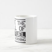 Mug j'adore l'odeur du jet fuel le matin (Centre)