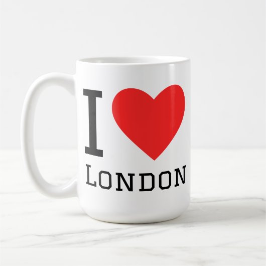 Mug J'adore Londres (Gauche)