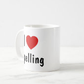 Mug J'adore l'orthographe (Devant gauche)
