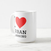 Mug J'adore l'urbanisme (Devant gauche)