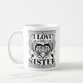 MUG J'ADORE MA SOEUR - JEUNE PETITE SOEUR QUOTES (Gauche)