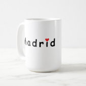 Mug J'adore Madrid (Devant gauche)