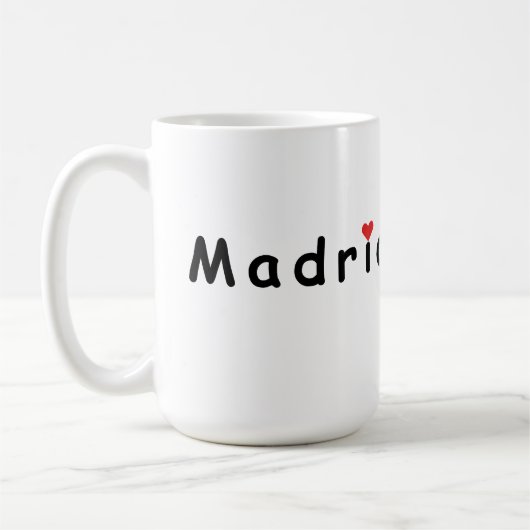 Mug J'adore Madrid (Gauche)