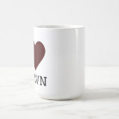 Mug J'adore marron (Centre)