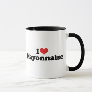 Mug J'adore Mayo au cœur - Amateur de mayonnaise