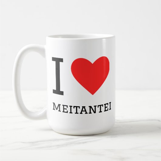 Mug J'adore meitantei (Gauche)