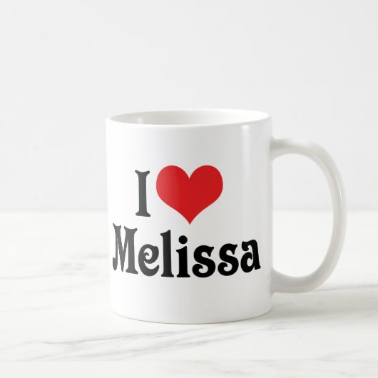 Mug J'adore Melissa (Droite)