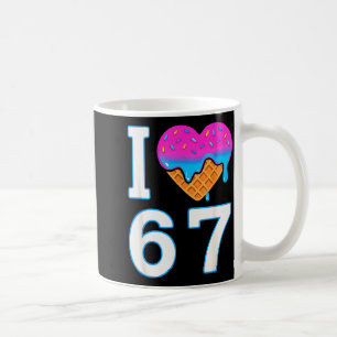 Mug J'adore Mème de cœur 6 7 Marchandises Six Sept Gla