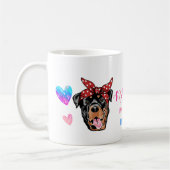 Mug J'adore mes Rottweilers Chien Animal de Compagnie  (Gauche)