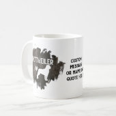 Mug J'adore mes Rottweilers Chien Animal de Compagnie  (Devant gauche)