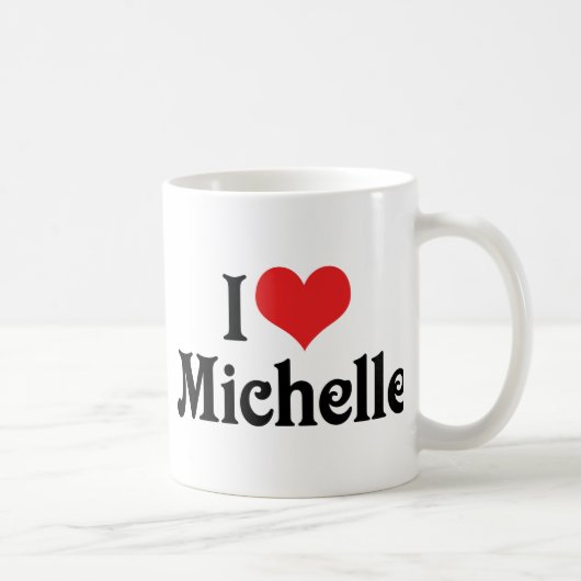 Mug J'adore Michelle (Droite)