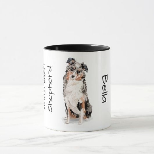Mug J'adore mon berger australien (Centre)