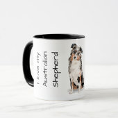 Mug J'adore mon berger australien (Devant gauche)