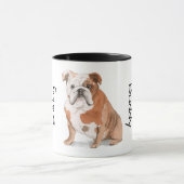 Mug J'adore mon bouledogue anglais (Centre)