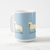 Mug J'adore mon Bouledogue Français (Devant gauche)