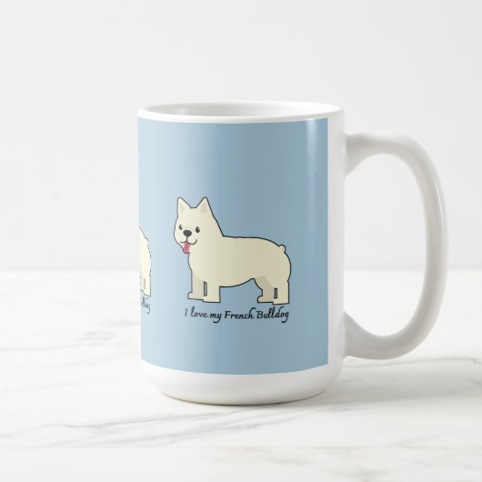 Mug J'adore mon Bouledogue Français (Droite)