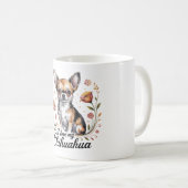 Mug J'adore mon chihuahua (Devant droit)