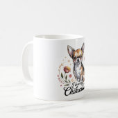 Mug J'adore mon chihuahua (Devant gauche)