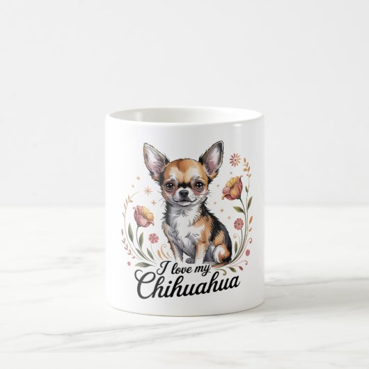 Mug J'adore mon chihuahua (Centre)