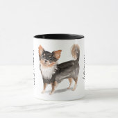 Mug J'adore mon Chihuahua à poils longs (Centre)