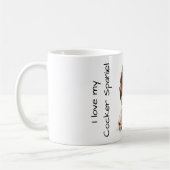 Mug J'adore mon Cocker Spaniel (Gauche)