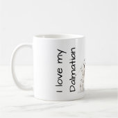 Mug J'adore mon dalmatien (Gauche)