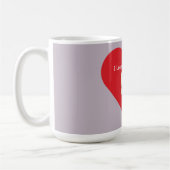 Mug J'adore mon Frenchie, Lavender (Gauche)