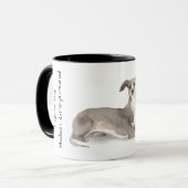 Mug J'adore mon Lévrier Italien (Devant gauche)