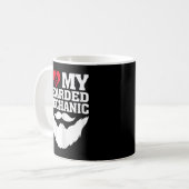 Mug J'adore mon mécanicien barbu (Devant gauche)