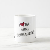 Mug J'adore mon Mini Schnauzer (Centre)