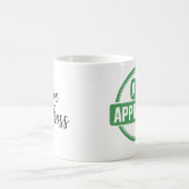 Mug J'adore mon patron - Approuvé par CQ (Centre)