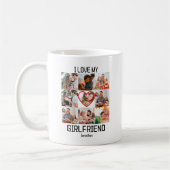 Mug J'adore My Girlfriend Custom 9 Photo Collage (Gauche)